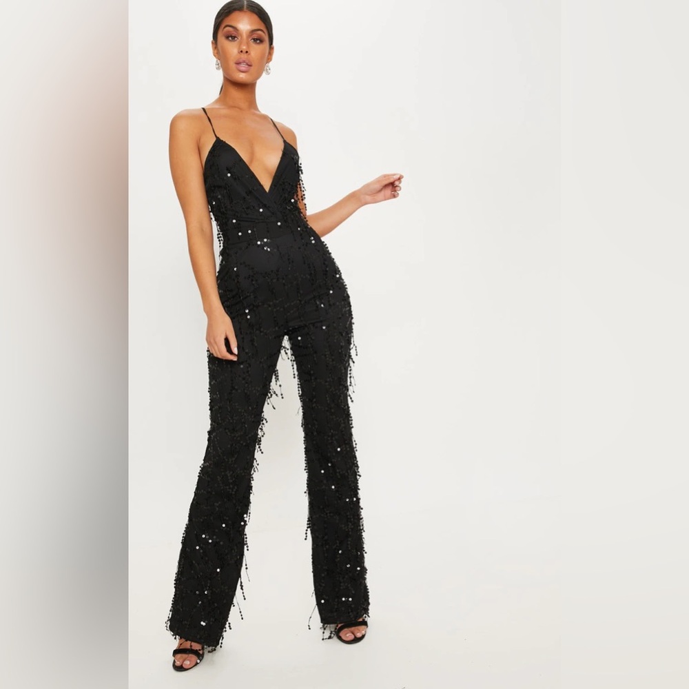 PrettyLittleThing beaded jumpsuit